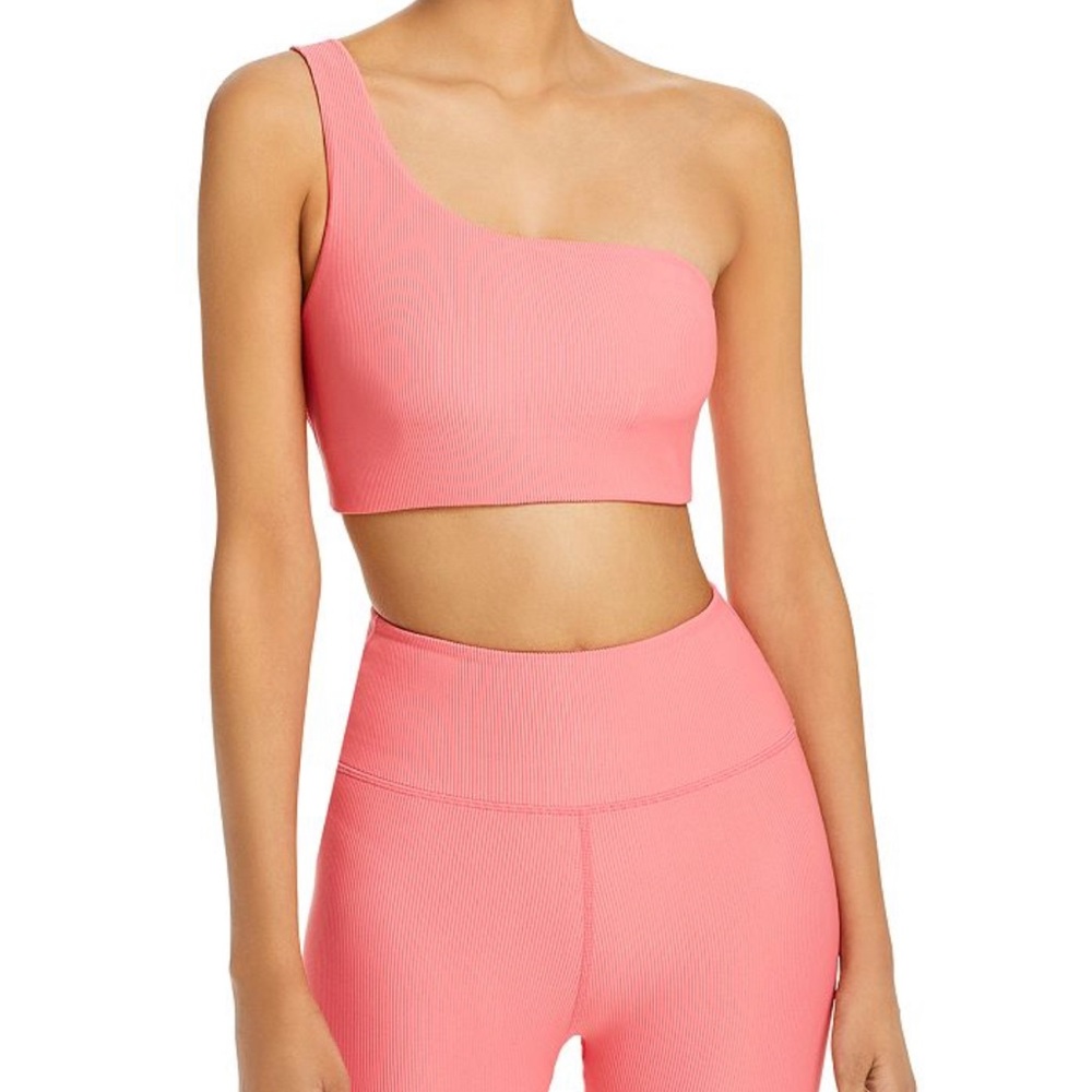 AQUA coral workout set - top size XS bottoms size S